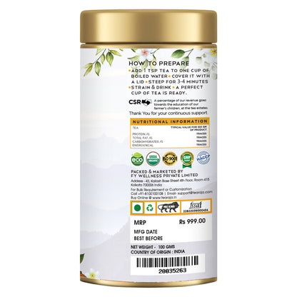 Kashmiri Kahwa Loose-Leaf Green Tea – 100 g