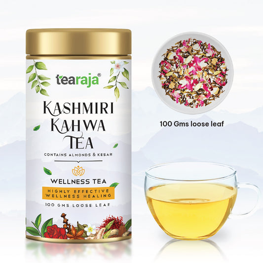Kashmiri Kahwa Loose-Leaf Green Tea – 100 g