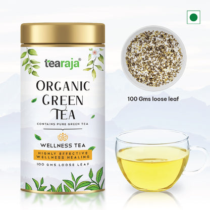 Tearaja Organic Green Tea – Loose Leaf 100 g