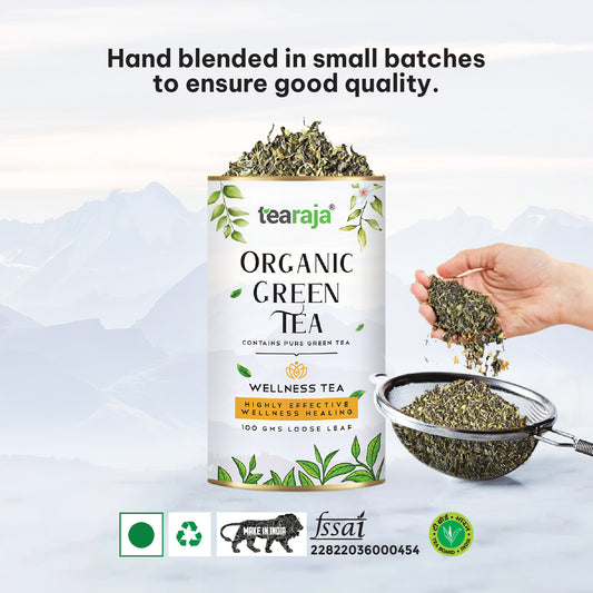 Tearaja Organic Green Tea – Loose Leaf 100 g